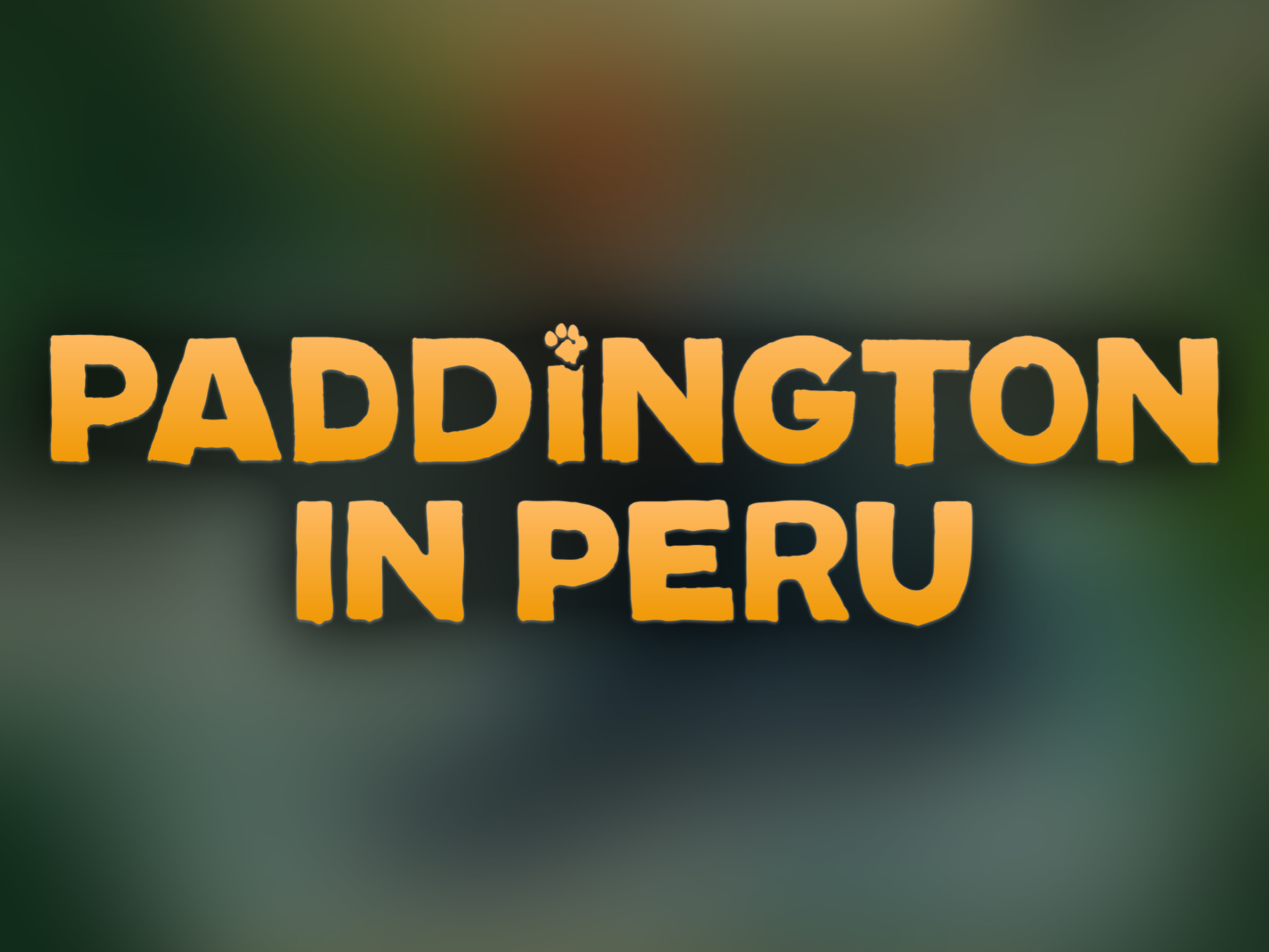 Paddington In Peru