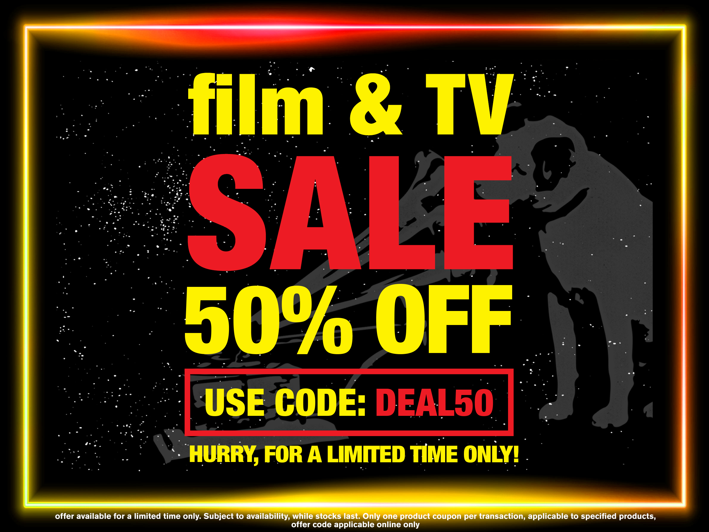 Film & TV Sale 50% Off
