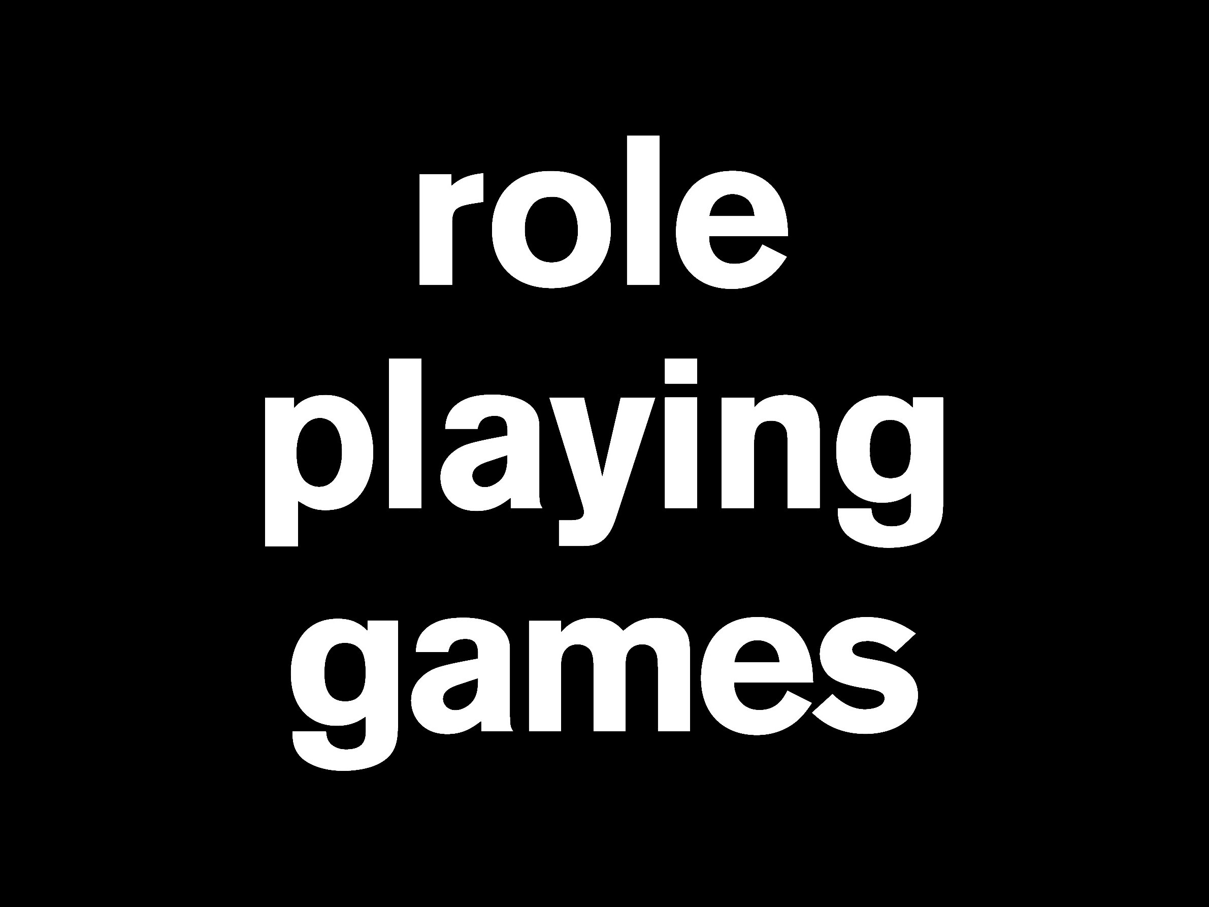 Role Playing Games
